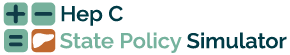 Hep C State Policy Simulator website